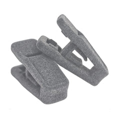 Presilha Veludo Cinza Kit 2 Pares prendedor Cabide