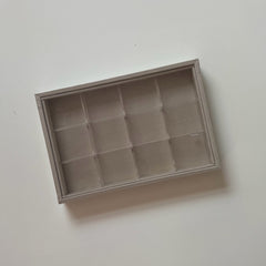 Bandeja M Joias 28x19x3,5cm Forrada Veludo Acessórios