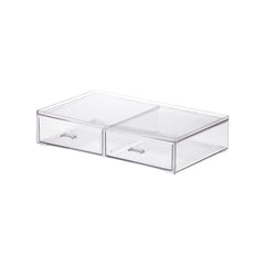 1093 Organizador Make Gaveta 2div Empilhavel 31,5×18,5×7cm Cosmetico Elegance