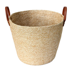 3011 Cesto de Fibra Natural com Alça 33×28cm