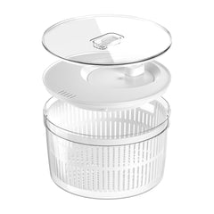 Conjunto Secador e Organizador Clear Fresh OU 5,5L Salada Geladeira