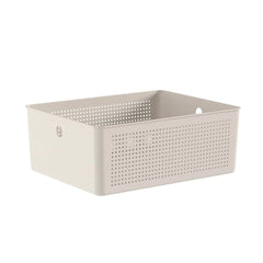 Cesto 12L 34x27x13cm Flow - Bege