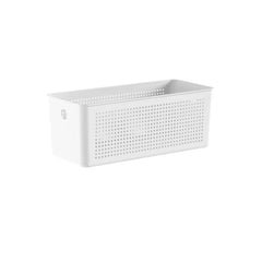 Cesto 6,6L 34x15x13cm Flow - Branco