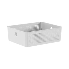 Cesto 8,2L 34x27x9cm Flow - Bege