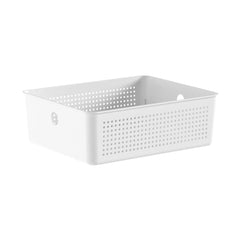 Cesto 8,2L 34x27x9cm Flow - Branco