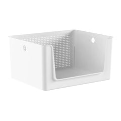 Cesto Flow c/ Abertura Frontal Sem Tampa S17,4x L27x P34 cm 16L- Branco