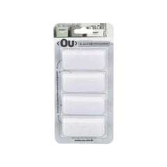 KT 200 Placas Identificadoras P/Caixa Cube - Branco