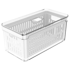 Organizador 5L De Geladeira Com Cesto Clear Fresh
