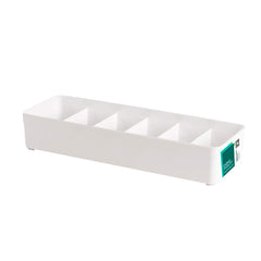 1841 Colmeia M 40,5×13,5×7,5cm c/6 div Plástico Branco