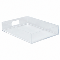 3352 Bandeja G 35×26×6cm C/alça Acrílico Luxo