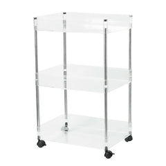 3601 Carrinho Organizador Triplo c/ Rodízio 38×28x76cm