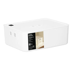 4545 Fly 9Lts 34×26×12cm c/ Tampa Caixa Organizadora Branca
