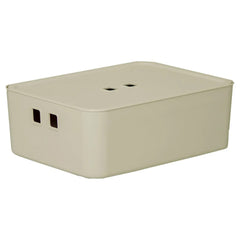 4581 Fly 9Lts 34×26×12cm c/ Tampa Caixa Organizadora Bege
