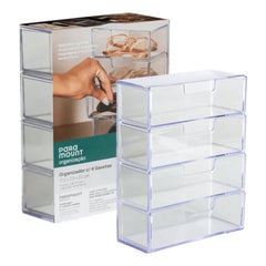 ORGANIZADOR C/ 4 GAVETAS DIAMOND 22,5X13X23,5 CM