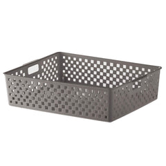 889 Cesta G 34x27x9cm Quadratta Cinza