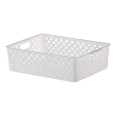 891 Cesta M 27x21x8 Quadratta Branca